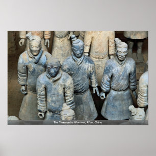 Póster Os guerreiros do Terra-cotta, Xi'an, China