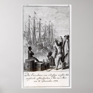 Póster Os habitantes de Boston jogam