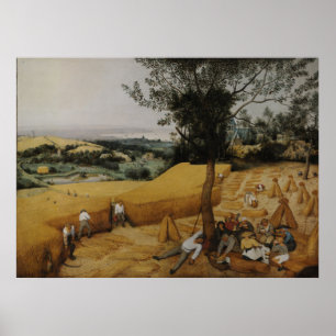 Póster Os Harvesters de Pieter Bruegel, o Velho