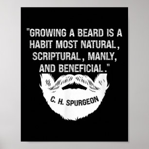 Poster Os Homens Que Cultivam Uma Barba São Naturais; Man