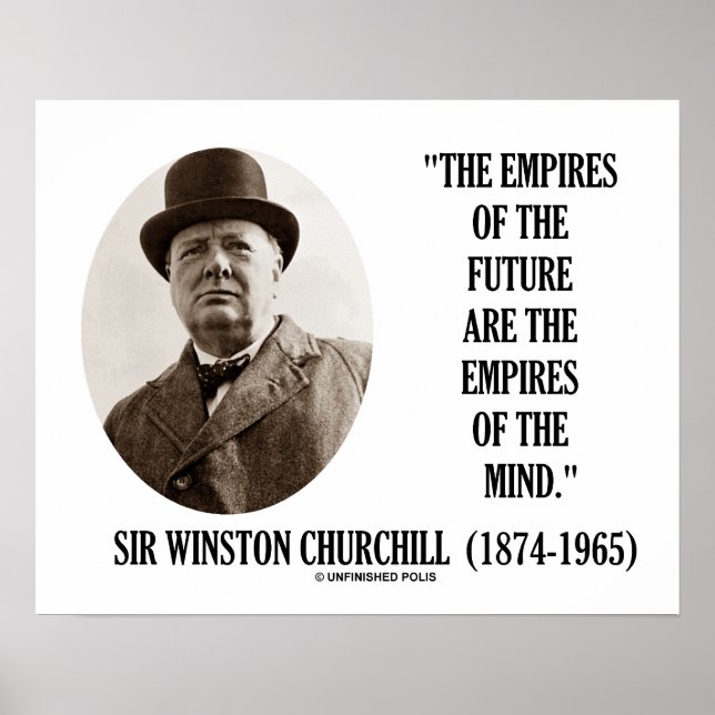 Póster Os Impérios Do Futuro São Os Impérios Da Mente (Frente)