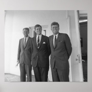 Póster Os irmãos de Kennedy -- John, Robert, e Ted