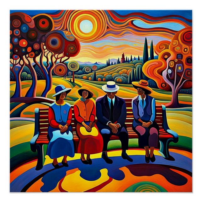 Póster Os Irmãos Sentados 9 (Frente)