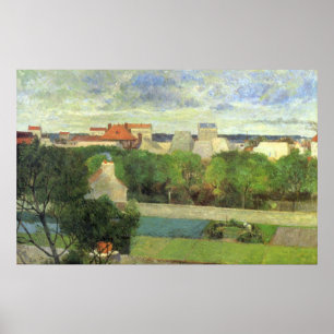 Póster Os jardins do mercado de Vaugirard - 1879