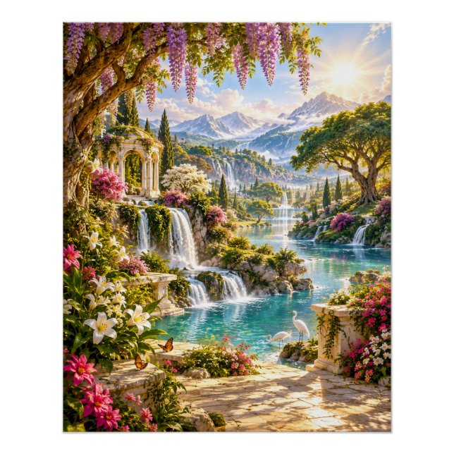 Póster Os Jardins do Paraíso (Frente)