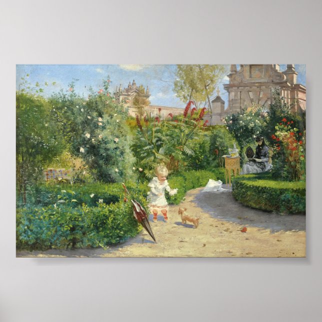 Poster Os Jardins Murillo, Sevilha | Hugo Birger (Frente)
