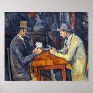 Poster Os Jogadores De Cartão, Cezanne