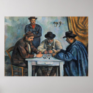 Poster Os jogadores de cartas de Paul Cezanne