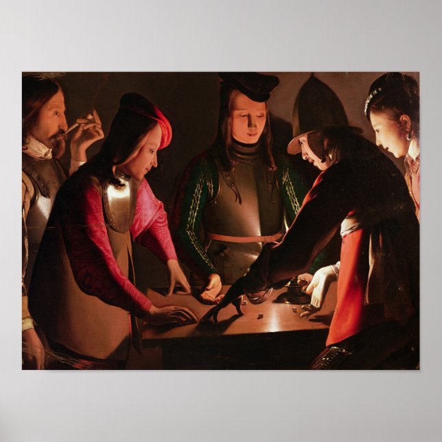 Póster Os Jogadores de Dados (Frente)