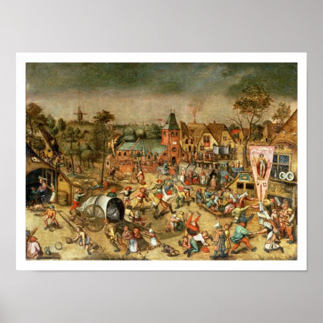 Póster Os Kermesse da Banquete da Rua. (Frente)