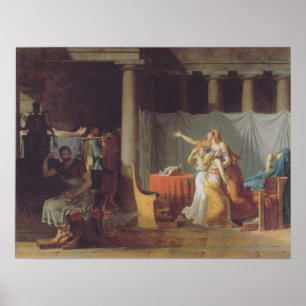 Póster Os Lictors trazem ao Brutus os corpos de seus