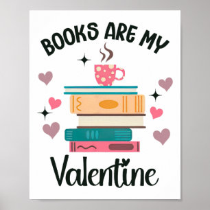 Poster Os Livros São O Meu Bookworm Bibliotecário Dia de