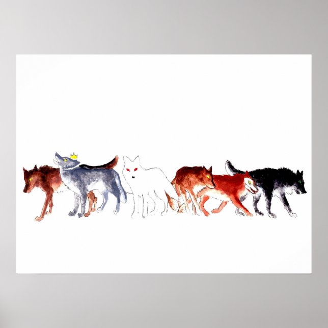 Poster Os Lobos de Winterfall (Frente)