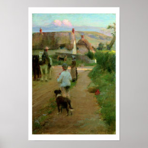 Póster Os Loiterers, 1888 (óleo em canvas)