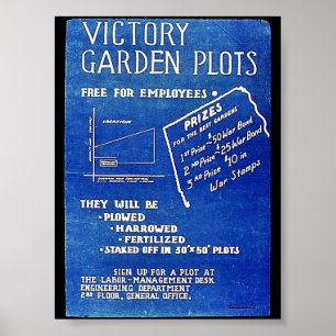 Poster Os lotes do jardim de vitória, livram para