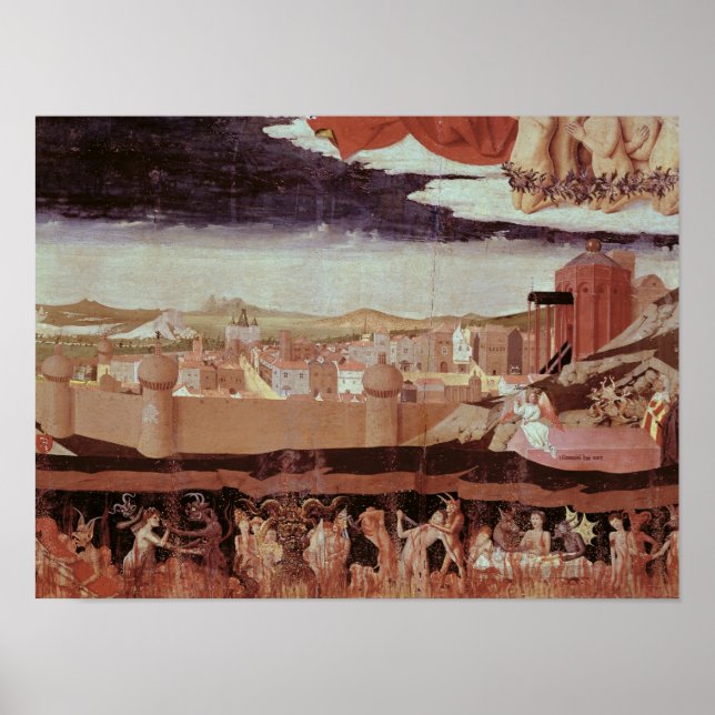 Póster Os Malditos no Inferno (Frente)