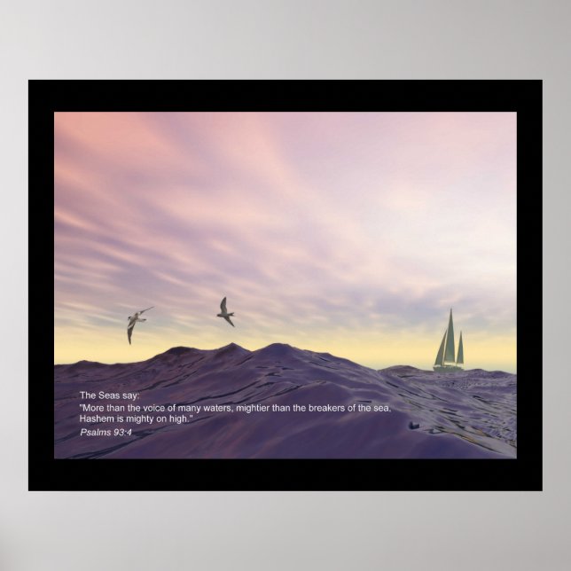 Póster Os mares (Frente)