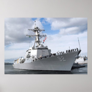 Póster Os marinheiros equipam os trilhos