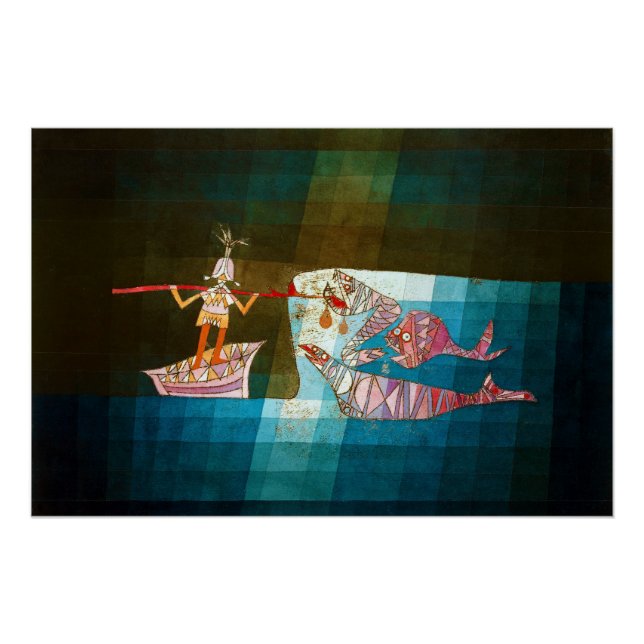 Póster Os Marinheiros, Paul Klee (Frente)