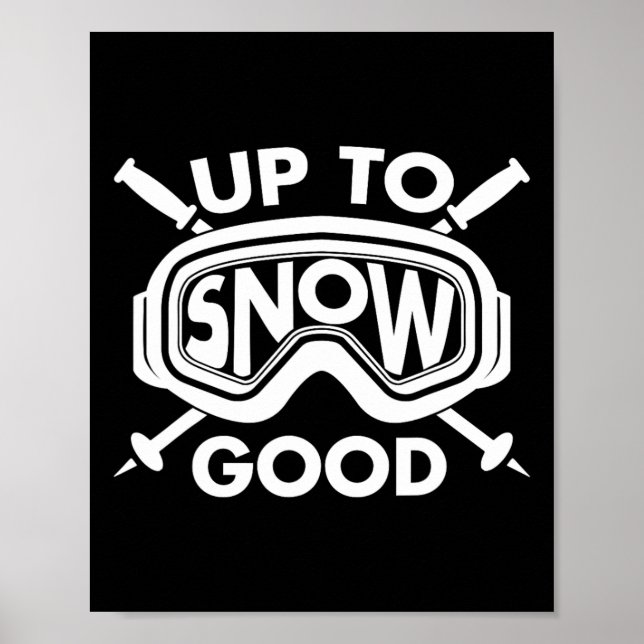 Poster Os melhores esquiadores de esqui de moto de neve c (Frente)