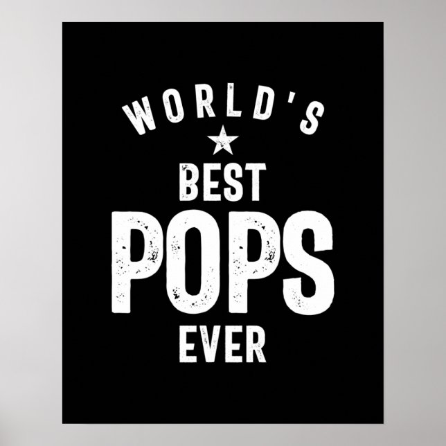 Poster Os melhores Pop do mundo | Padre Avô Presente (Frente)