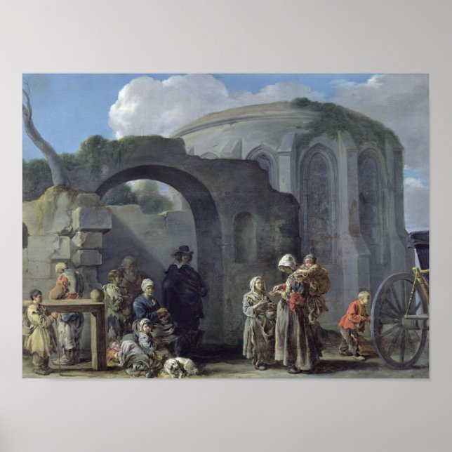 Poster Os mendigos (Frente)