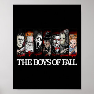 Poster Os Meninos Da Vintage Assustadora Horror Filme Hal