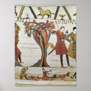 Póster Os mensageiros do duque William vieram encontrar a