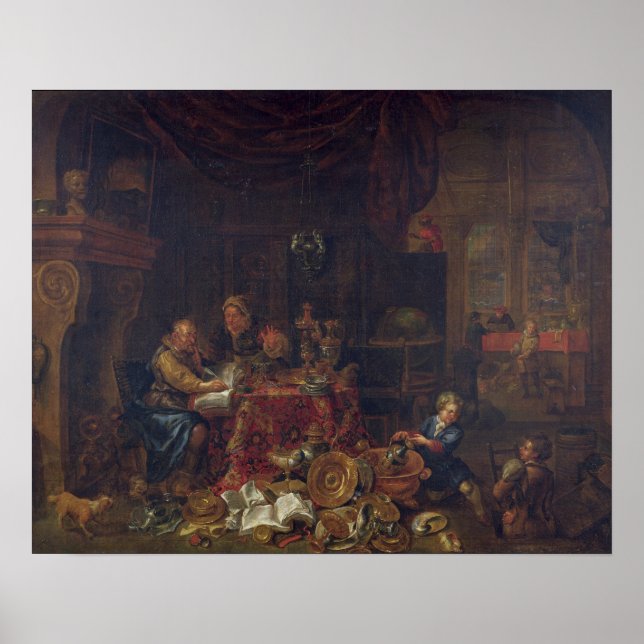 Póster Os Moneylenders (Frente)