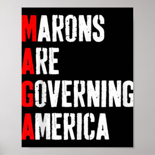 Poster - Os Morons Estão Governando A Política Anti-Trump