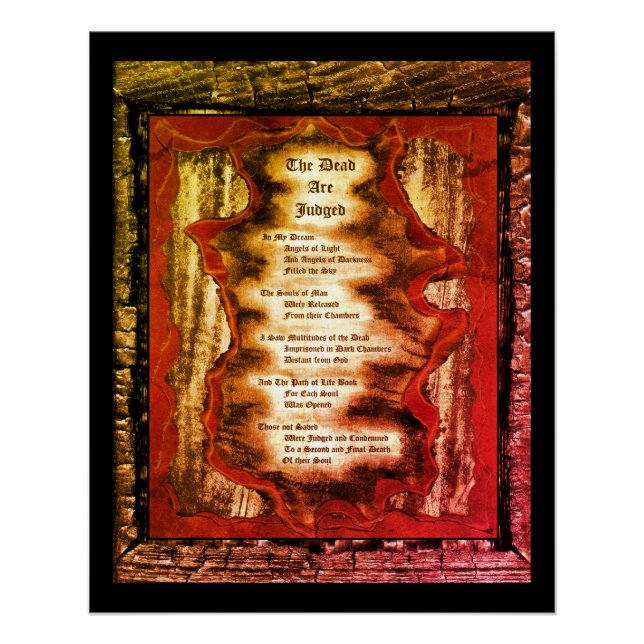 Póster Os Mortos São Julgados (Frente)