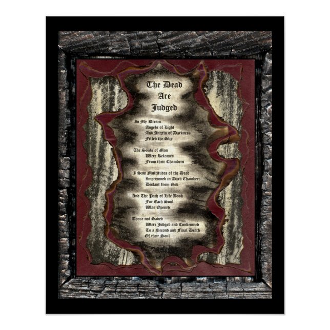 Póster Os Mortos São Julgados (Frente)