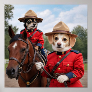 Poster "Os Mounties Estão Chegando"