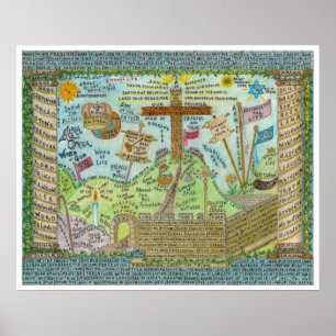 Póster Os nomes de Jesus