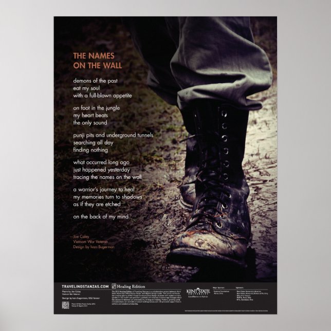 Póster Os Nomes na Parede (Frente)