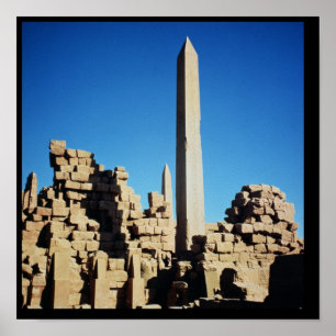 Póster Os Obelisks de Tuthmosis mim e Hatshepsut