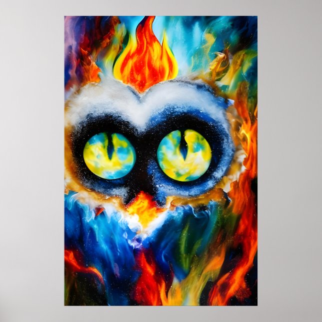Poster Os olhos do diabo (Frente)