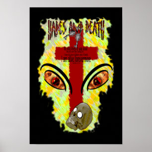 Póster Os olhos gostam do fogo de ardência - 1:14 da