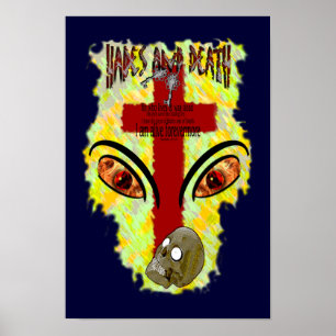 Póster Os olhos gostam do fogo de ardência - 1:14 da