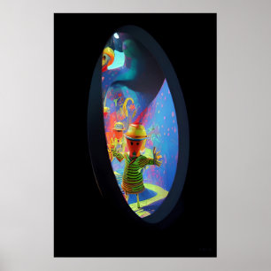 Poster Os Outsiders Ken Gage Surrealista