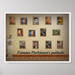 Poster Os pacientes de Parkinson famoso