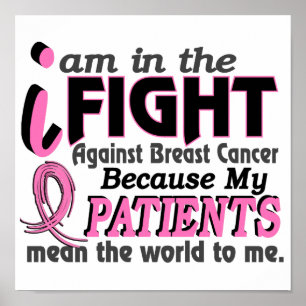 Poster Os pacientes significam-me o mundo cancro da mama