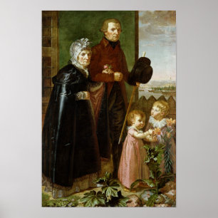 Poster Os pais do artista, 1806