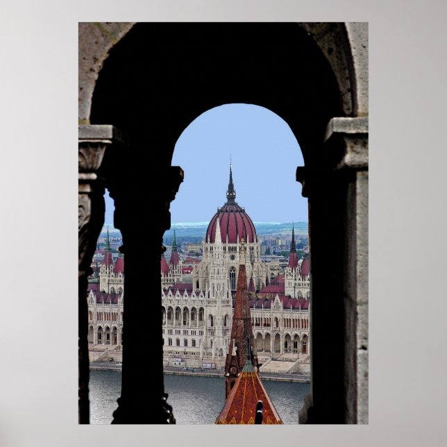 Póster Os Parlamentos húngaros "no quadro"! (Frente)