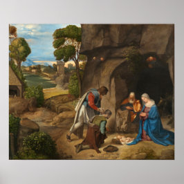Poster Os Pastores - Giorgione Cartaz de Arte Fina