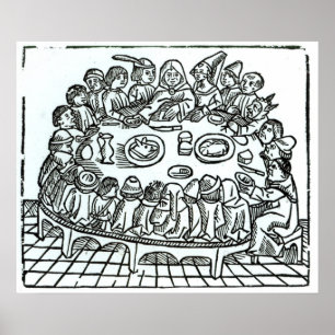 Póster Os peregrinos de Canterbury