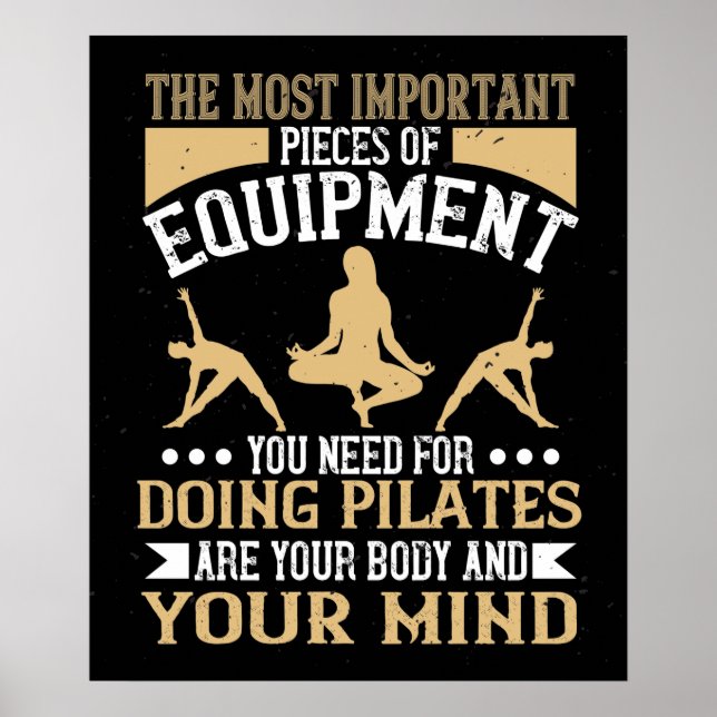 Poster Os Pilatos Corpo E Mente São Mais Importantes (Frente)