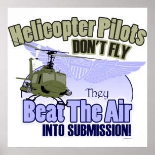 Poster Os pilotos do helicóptero não voam [UH-1]