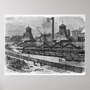 Póster Os poços de St Pierre & de St Paul no Le