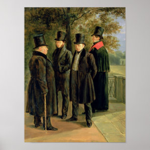 Póster Os poetas Aleksandr Pushkin